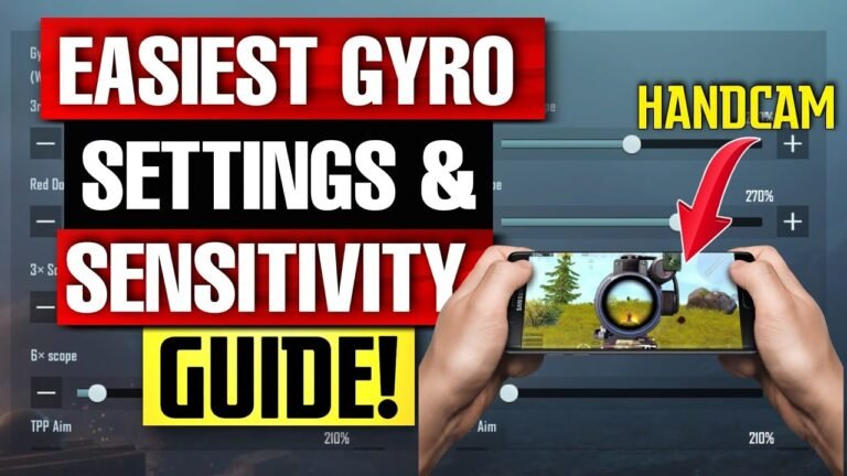 Best Gyroscope Settings for PUBG Mobile (Full Gyro Guide)