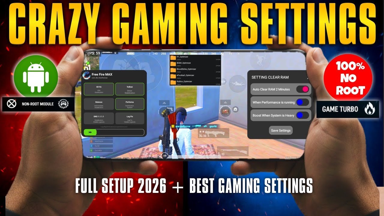Best Phone Settings for Gaming Performance (Lag Free)