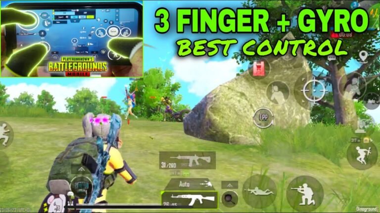 PUBG Mobile Best Control Layout for 3 Finger Players