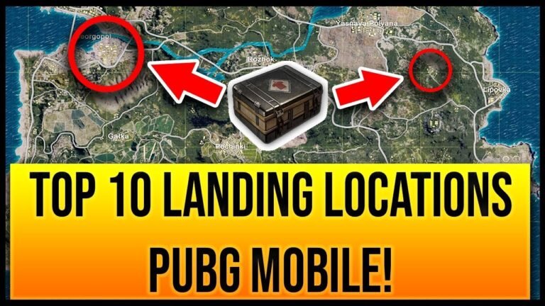 PUBG Mobile Best Landing Spots for High Loot