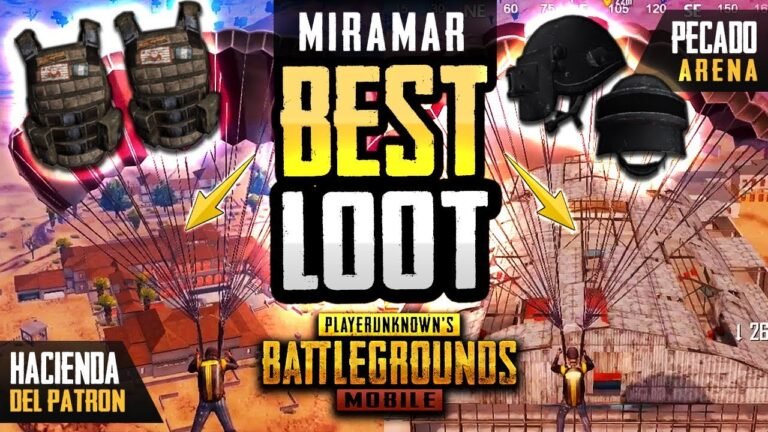 PUBG Mobile Best Loot Locations in Miramar Map