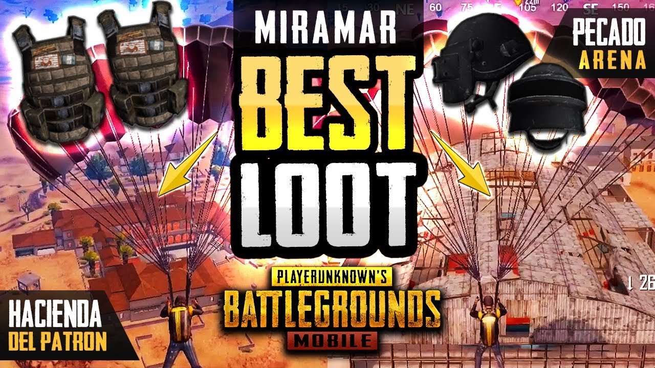 PUBG Mobile Best Loot Locations in Miramar Map